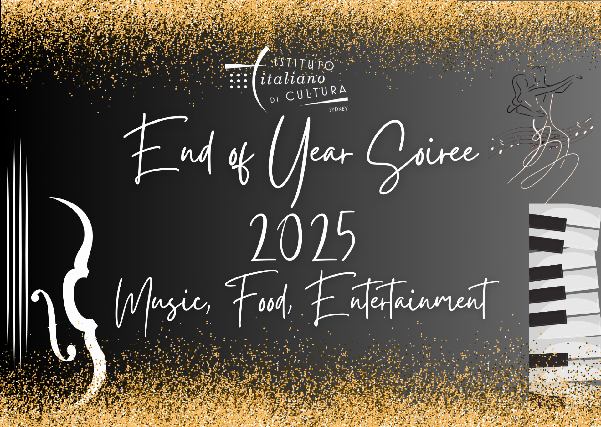 SOIRÉE DI FINE ANNO 2025 - Giovedi' 4 Dicembre alle 18.00 IIC Sydney