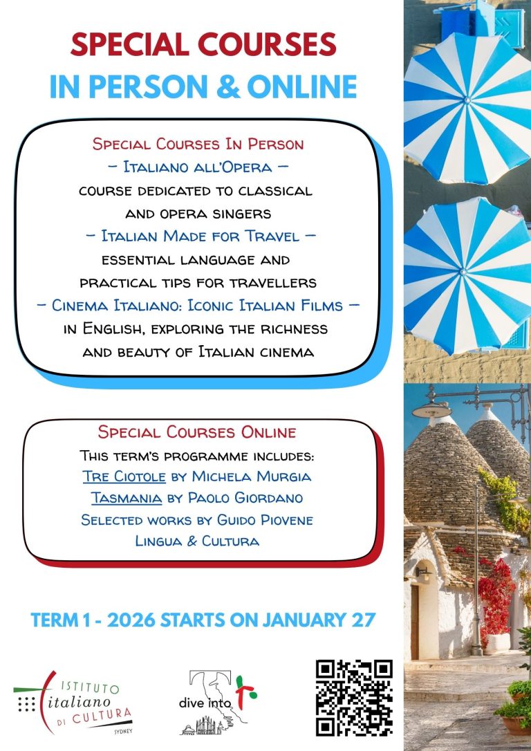 SPECIAL COURSES SYDNEY