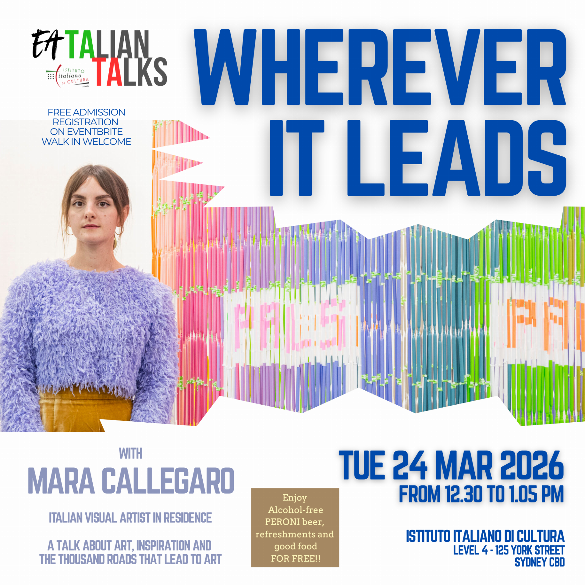 EATALIAN TALKS 24 MARZO – MARA CALLEGARO