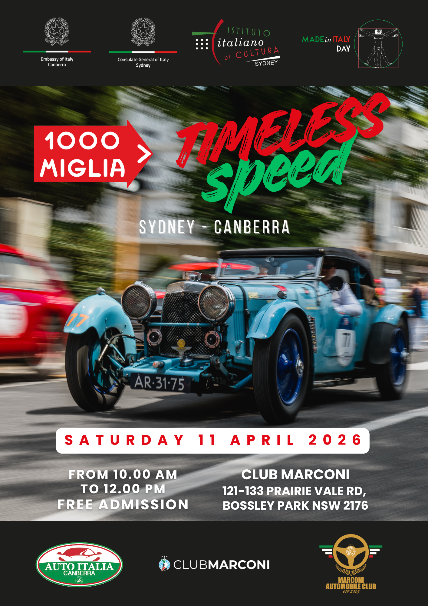 Syd-Cbr 1000 Miglia Timeless Speed
