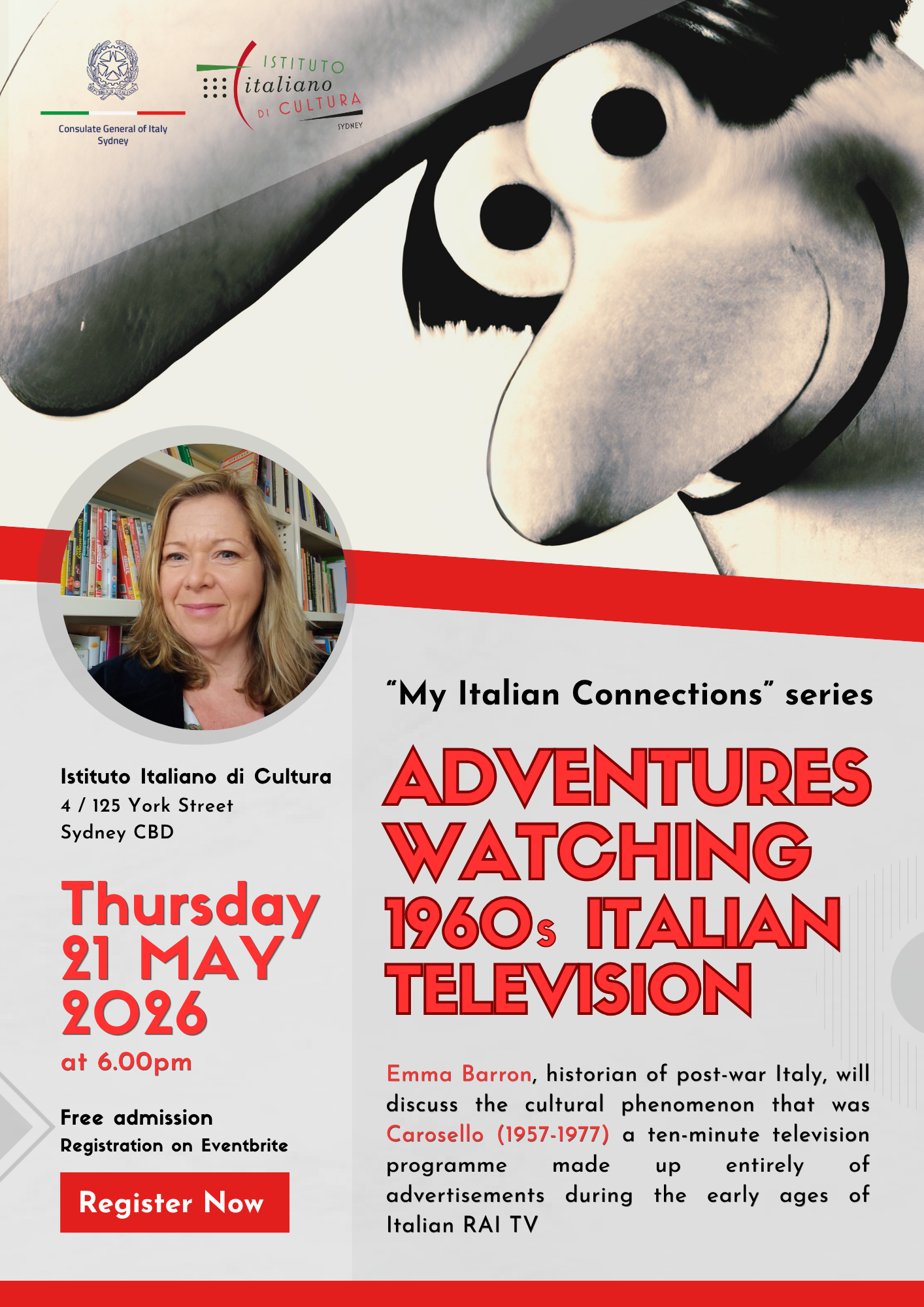 My Italian Connections series EMMA BARRON 21 MAY 2026